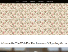 Tablet Screenshot of lyndseygarza.com